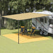 Teltteppe 400x500 cm beige vidaXL