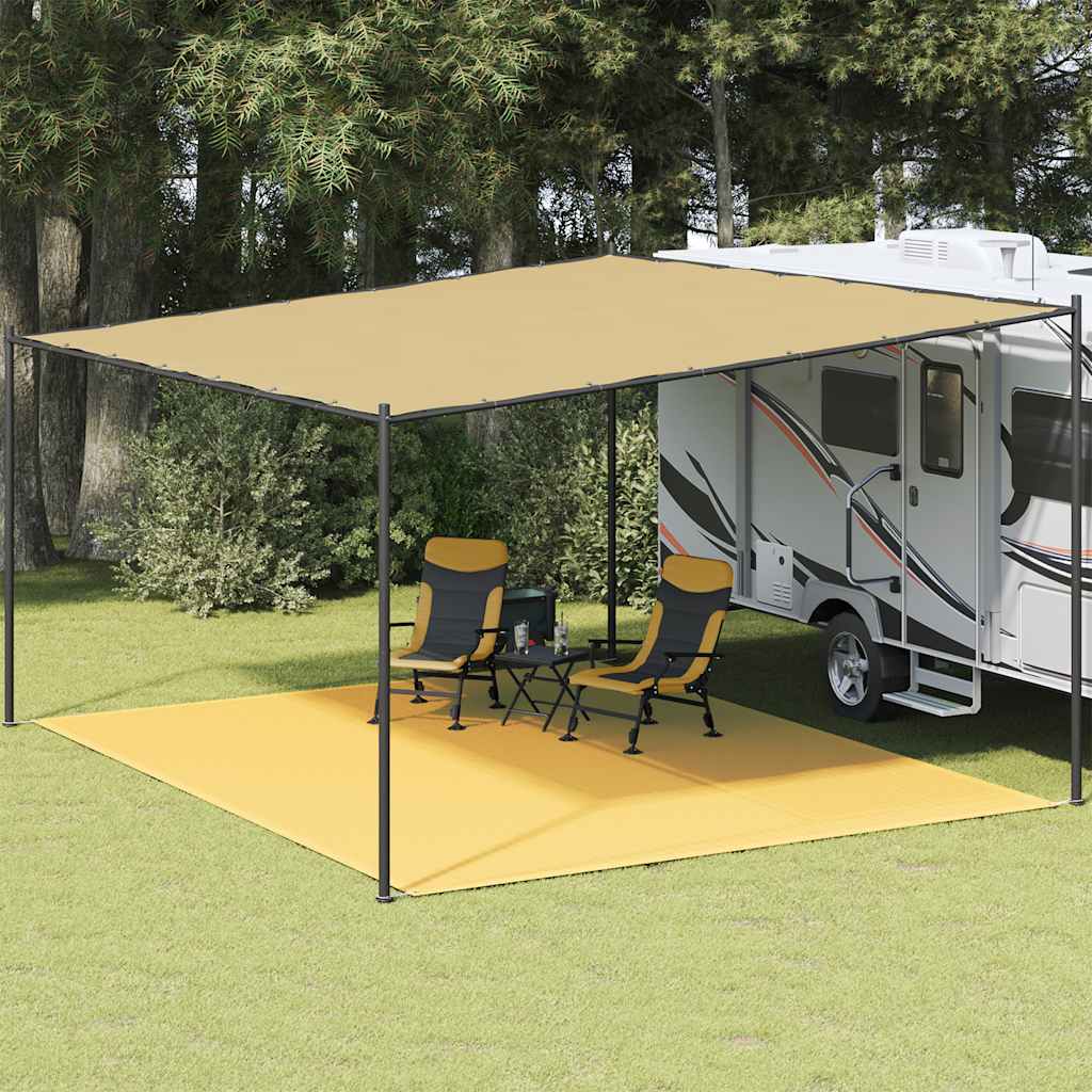 Teltteppe 400x500 cm beige vidaXL