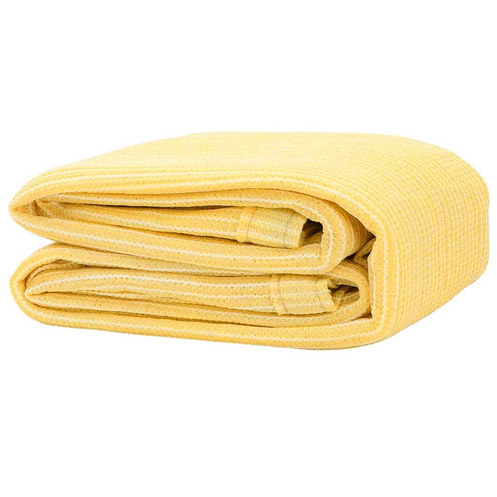 Teltteppe beige 400x800 cm HDPE vidaXL