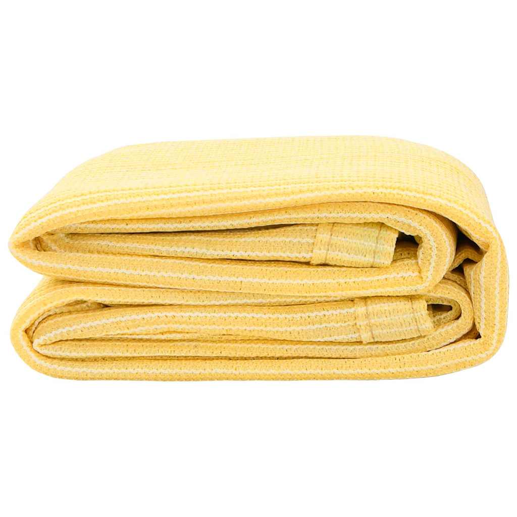 Teltteppe beige 400x800 cm HDPE vidaXL