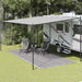 Teltteppe 250x600 cm antrasitt og hvit