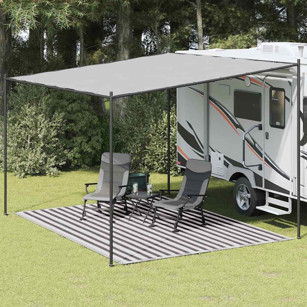 Teltteppe 300x400 cm antrasitt og hvit