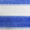 Balkongskjerm blå og hvit 120x300 cm HDPE