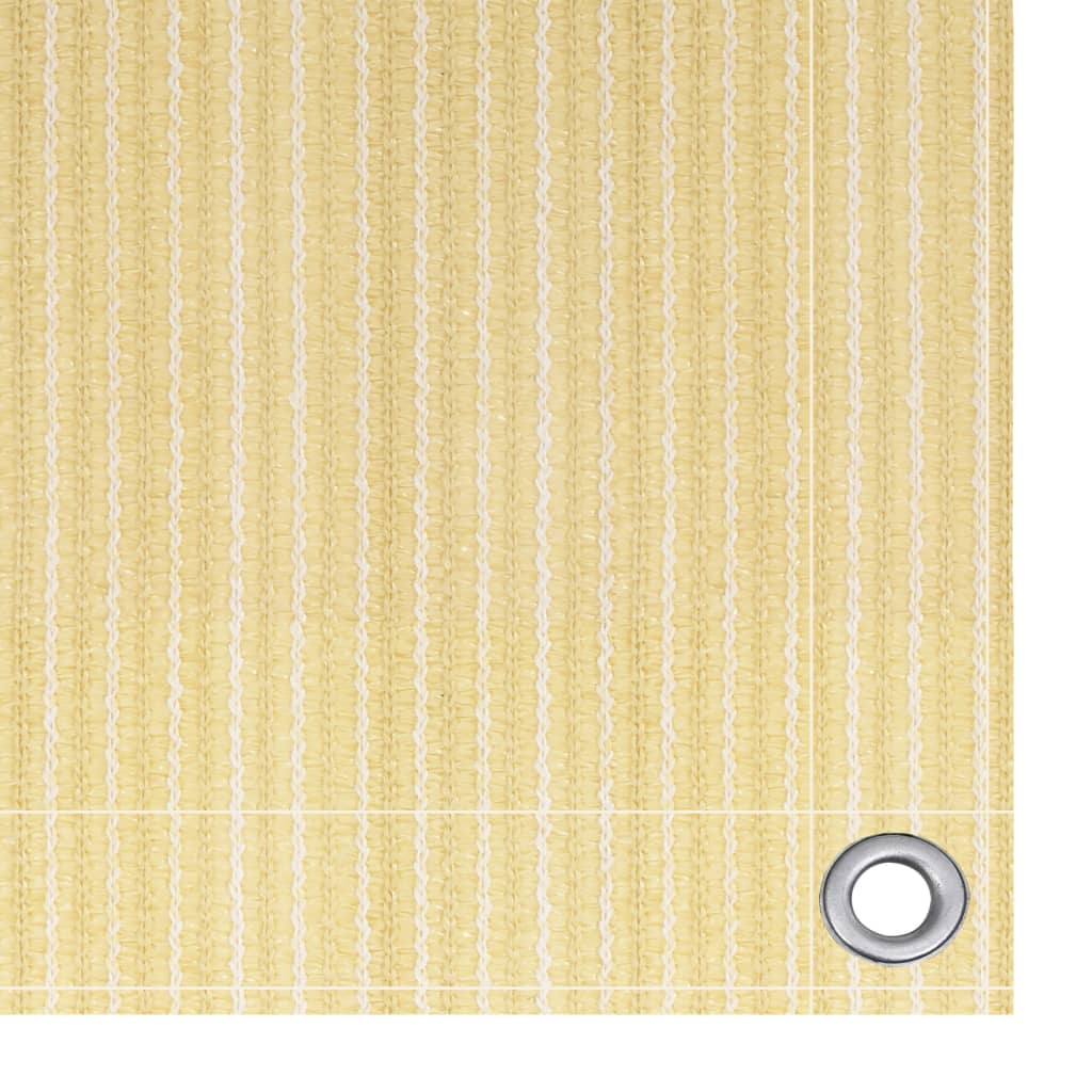 Balkongskjerm beige 75x300 cm HDPE