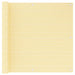 Balkongskjerm beige 90x500 cm HDPE