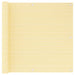 Balkongskjerm beige 90x600 cm HDPE