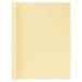 Balkongskjerm beige 120x500 cm HDPE
