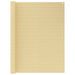 Balkongskjerm beige 120x600 cm HDPE
