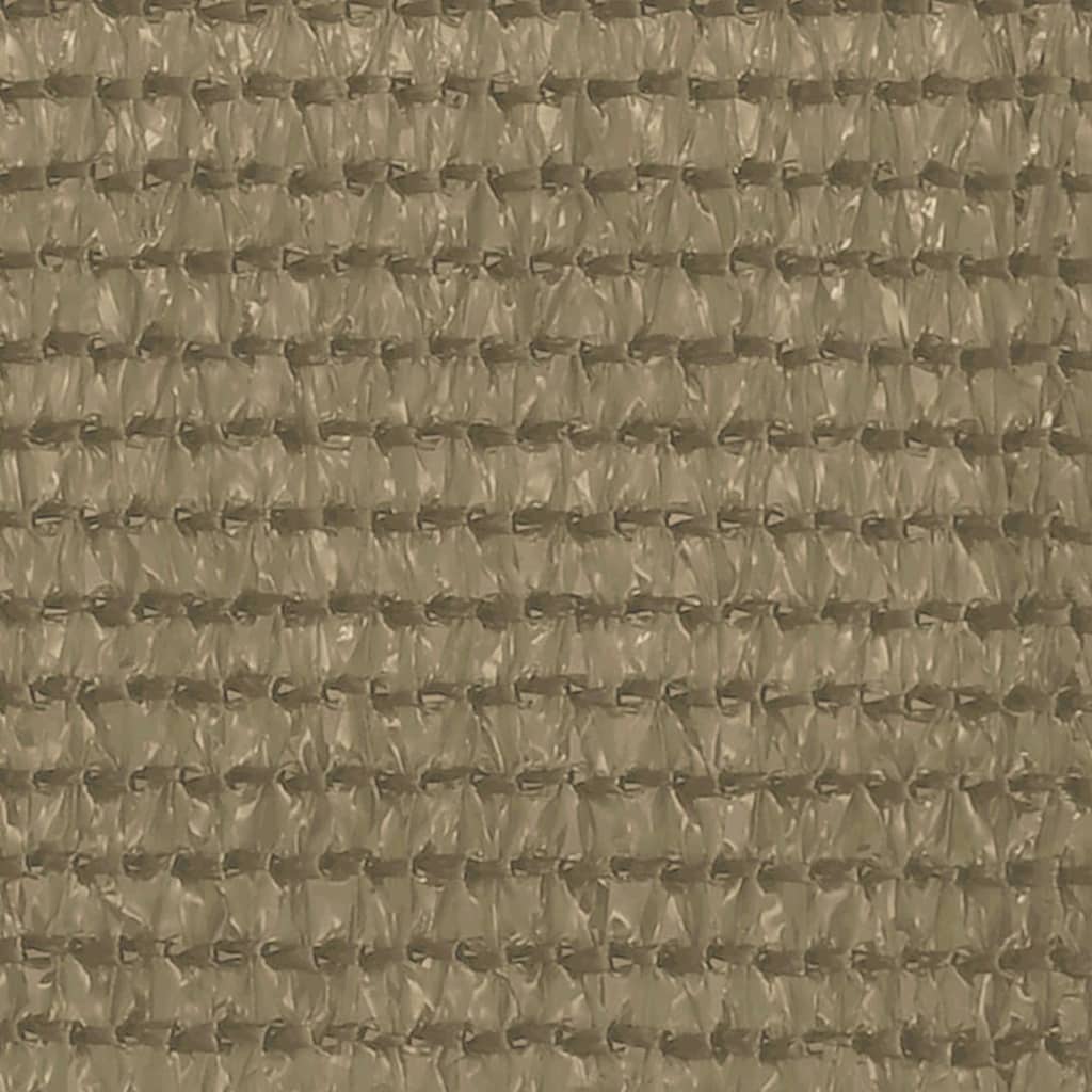 Balkongskjerm gråbrun 75x300 cm HDPE