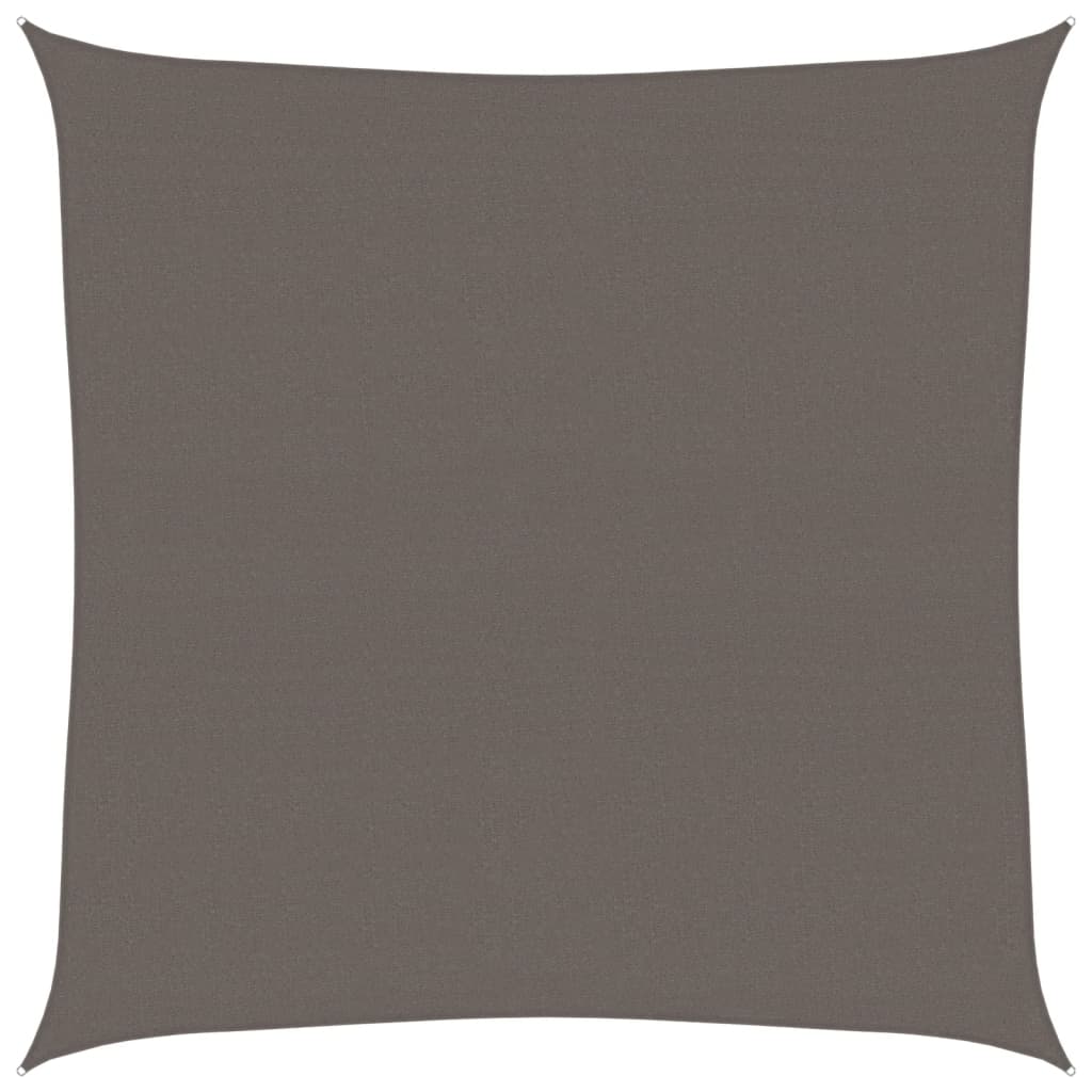 Solseil 160 g/m² antrasitt 7x7 m HDPE vidaXL