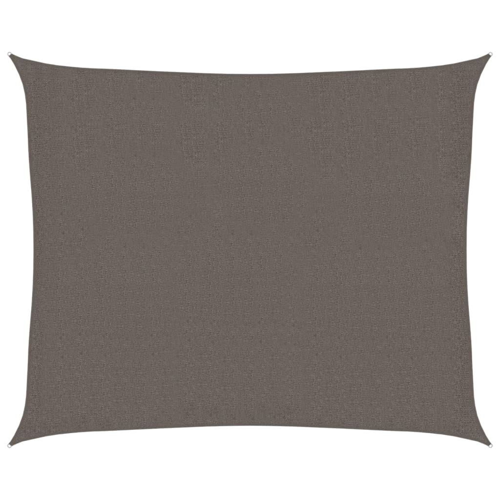 Solseil 160 g/m² antrasitt 2,5x3 m HDPE
