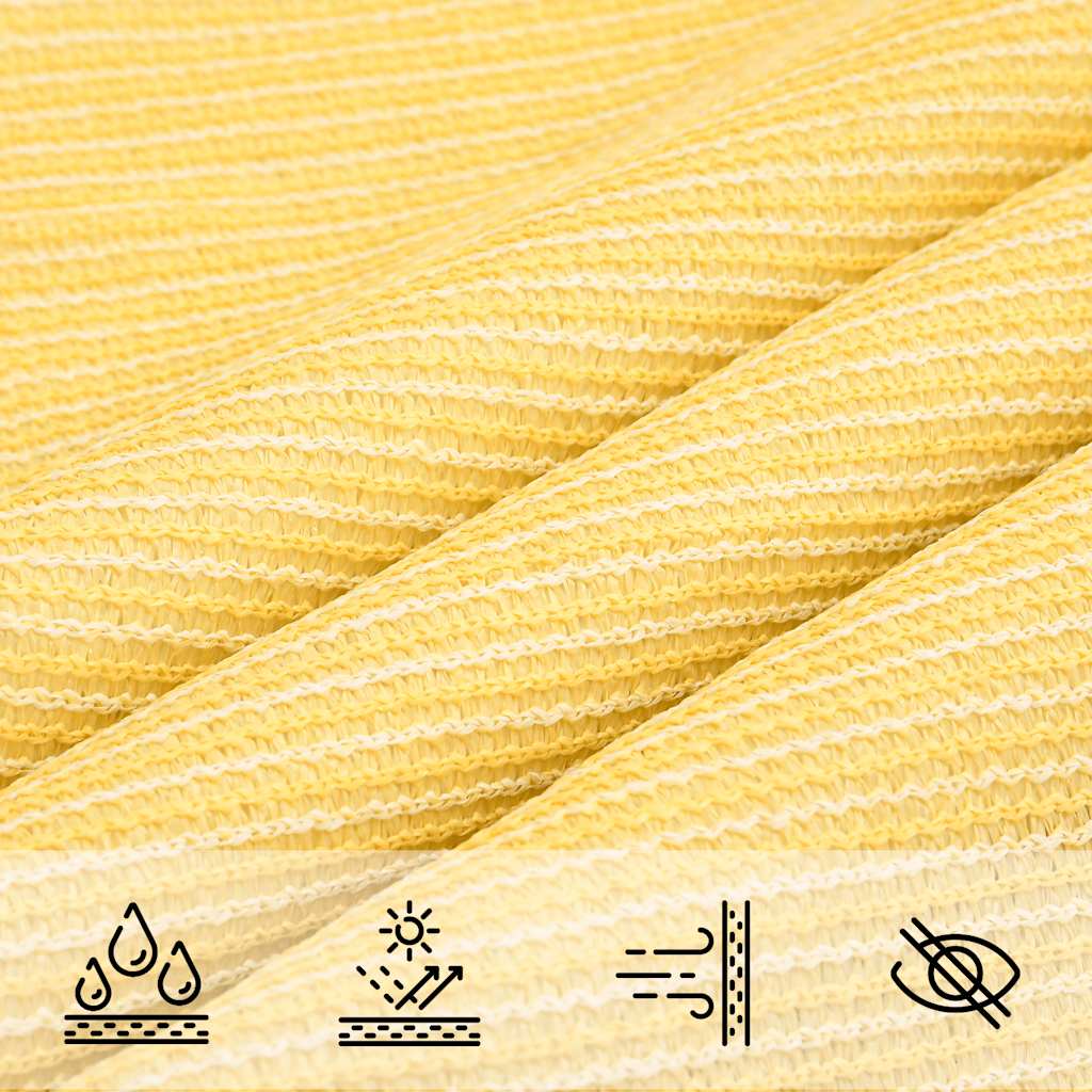 Solseil 160 g/m² beige 4x4 m HDPE