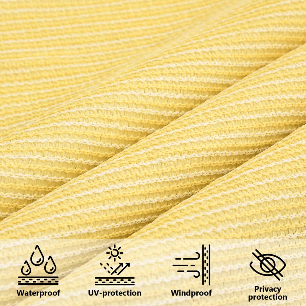 Solseil 160 g/m² beige 2x3 m HDPE