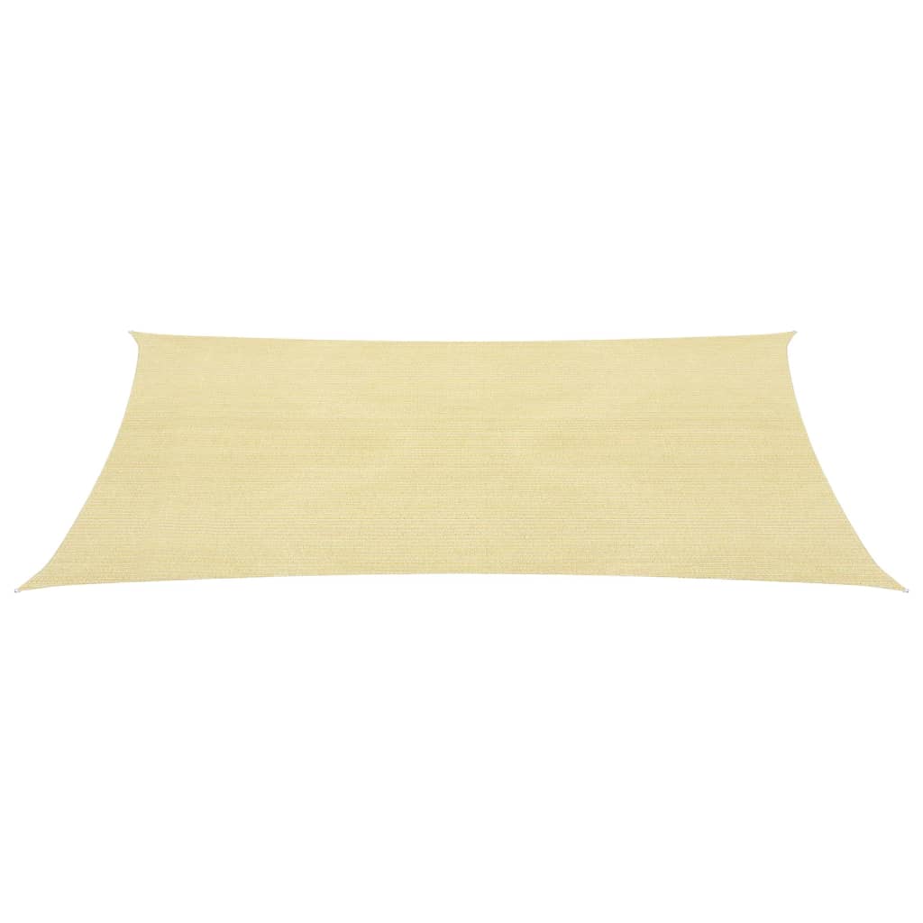 Solseil 160 g/m² beige 2,5x4 m HDPE