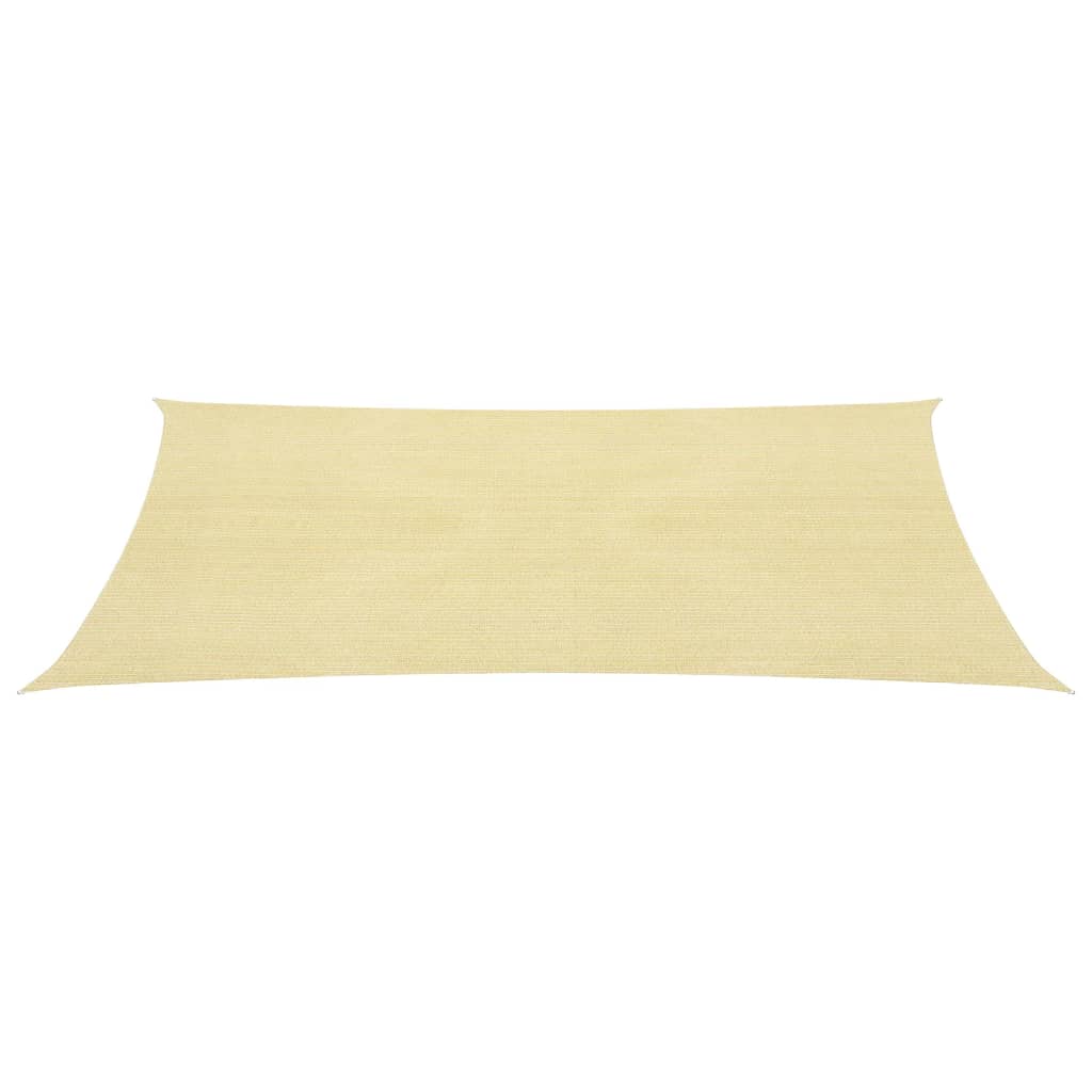 Solseil 160 g/m² beige 2,5x4,5 m HDPE