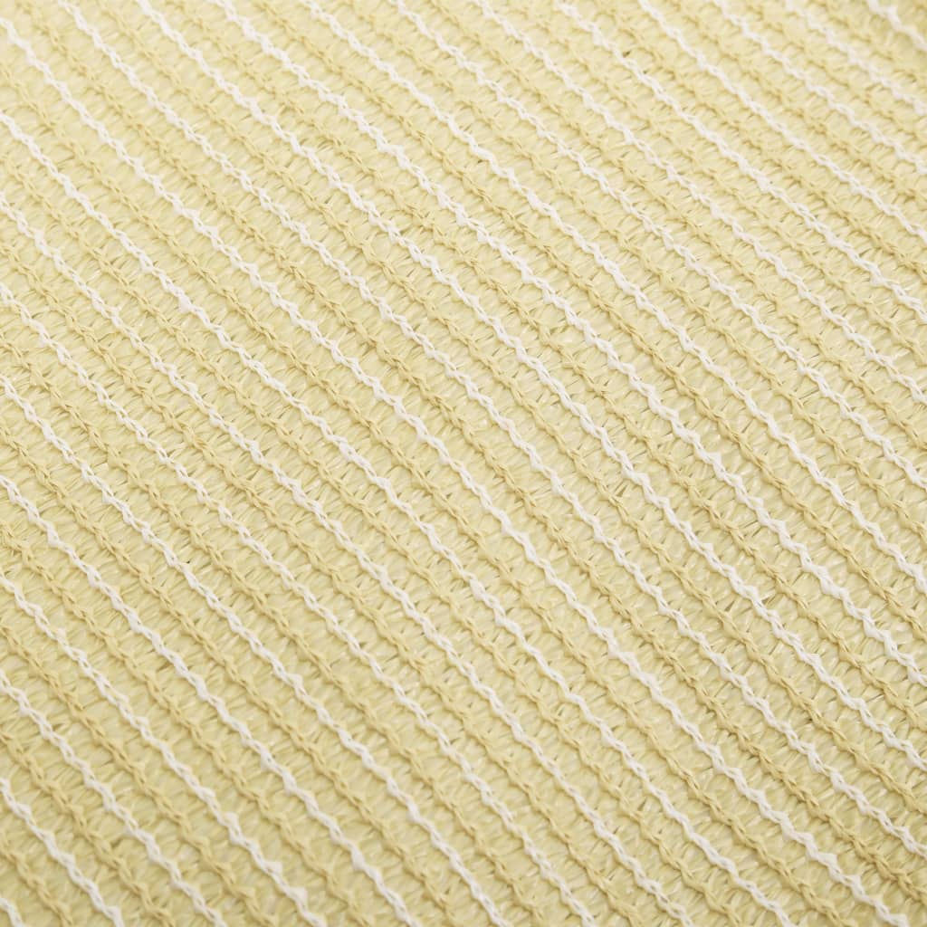 Solseil 160 g/m² beige 2,5x5 m HDPE