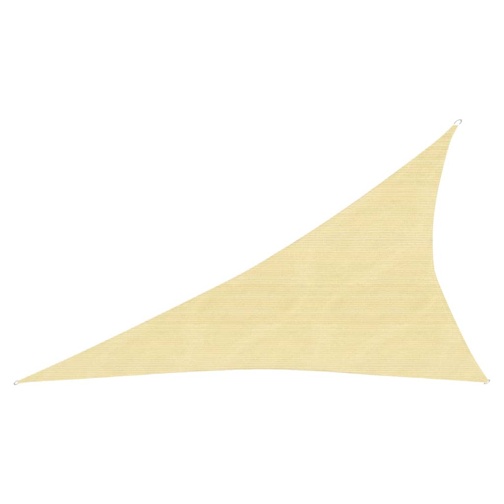 Solseil 160 g/m² beige 3x4x5 m HDPE