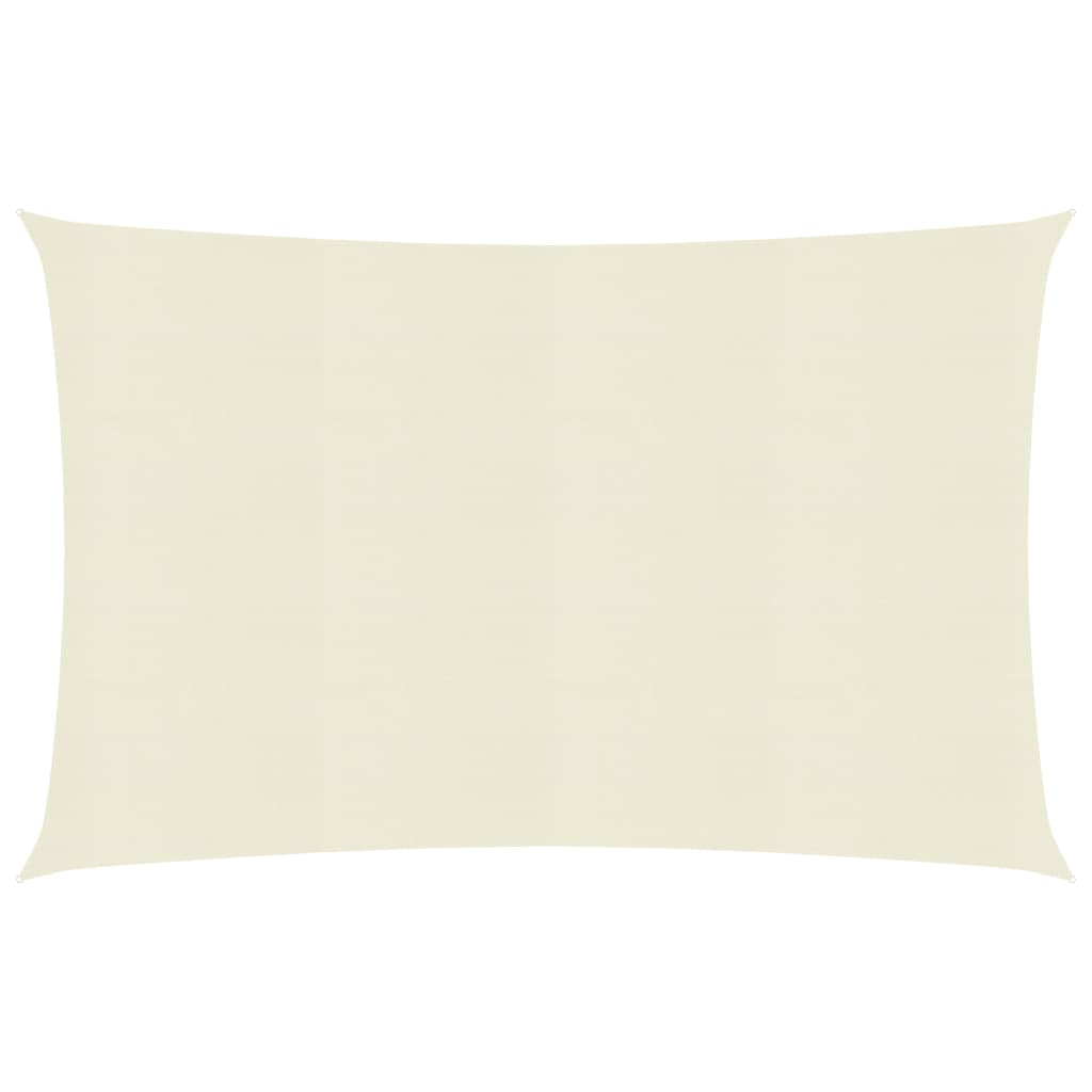 Solseil 160 g/m² kremhvit 3x5 m HDPE