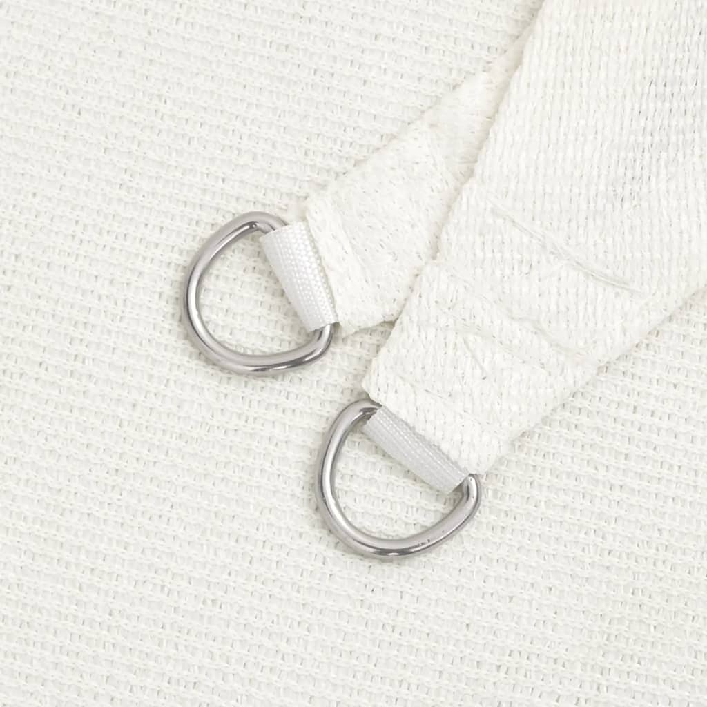 Solseil 160 g/m² hvit 3x6 m HDPE vidaXL