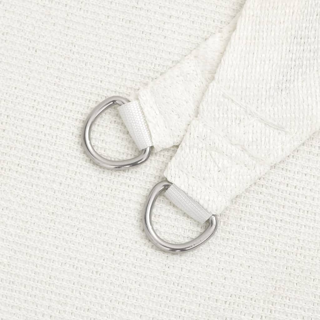 Solseil 160 g/m² hvit 5x6 m HDPE vidaXL