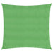 Solseil 160 g/m² lysegrønn 4,5x4,5 m HDPE