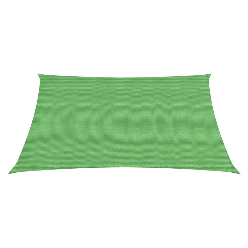 Solseil 160 g/m² lysegrønn 4,5x4,5 m HDPE