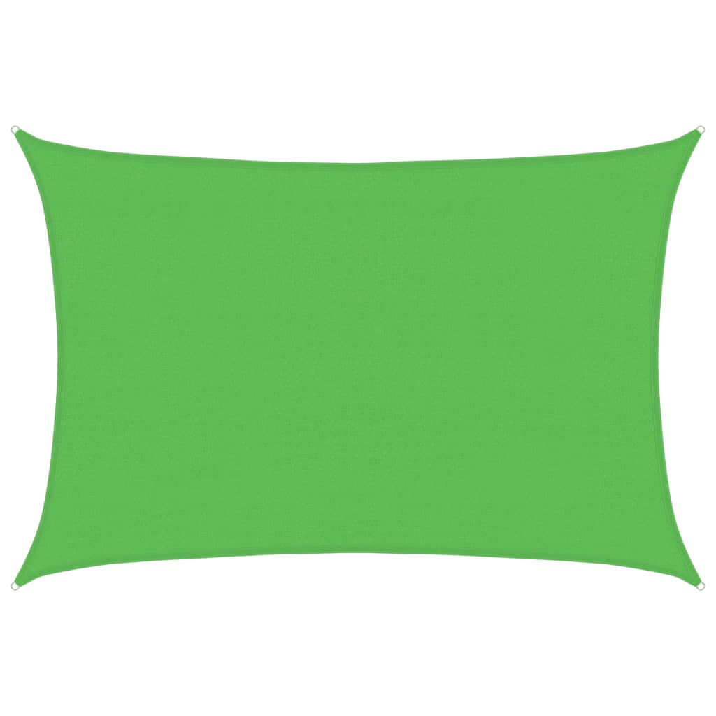 Solseil 160 g/m² lysegrønn 4x5 m HDPE