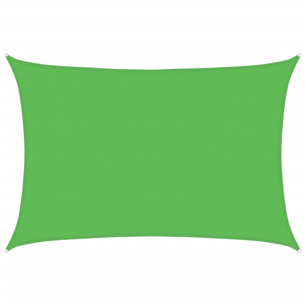 Solseil 160 g/m² lysegrønn 5x6 m HDPE