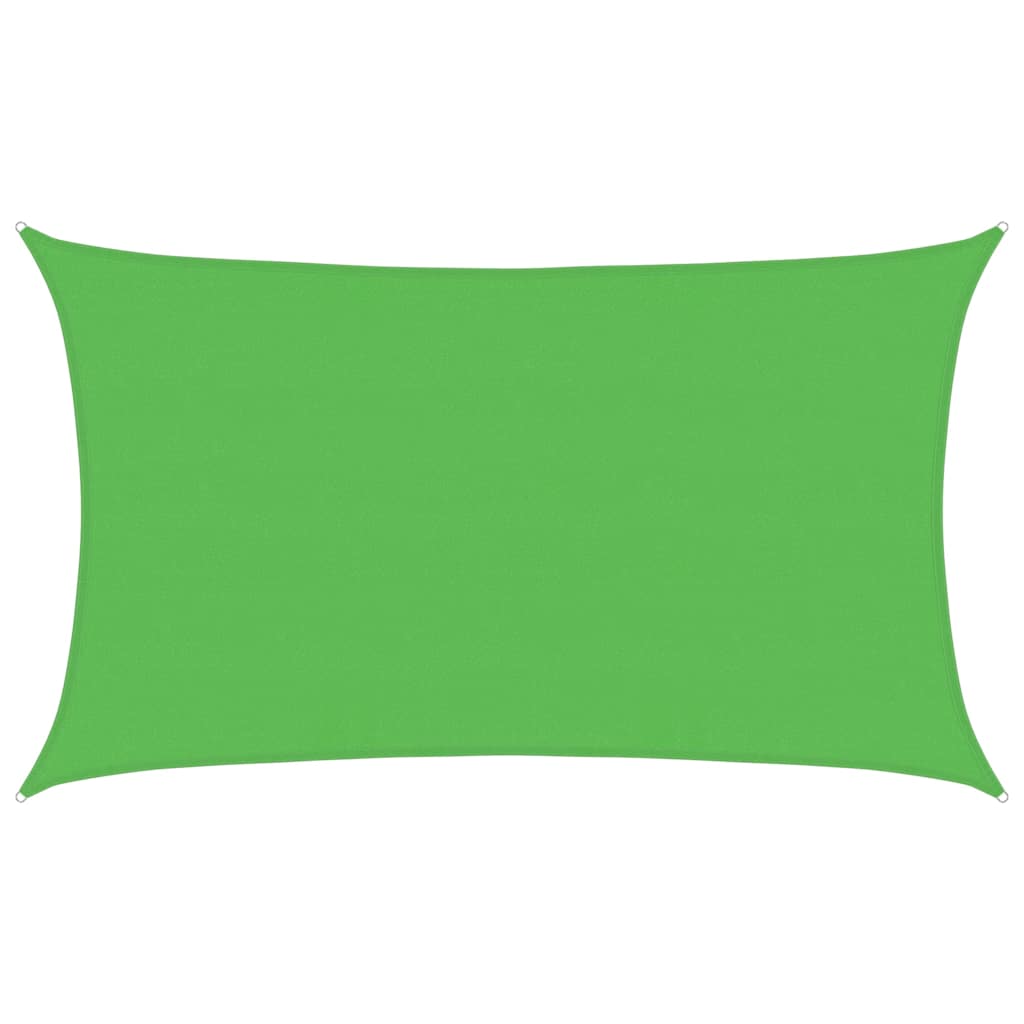 Solseil 160 g/m² lysegrønn 5x8 m HDPE