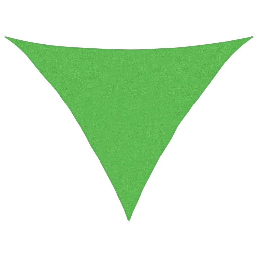 Solseil 160 g/m² lysegrønn 2,5x2,5x3,5 m HDPE