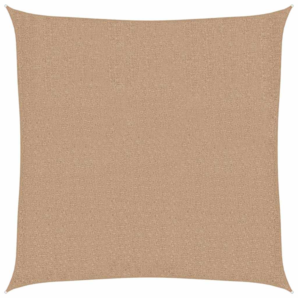 Solseil 160 g/m² gråbrun 2x2 m HDPE