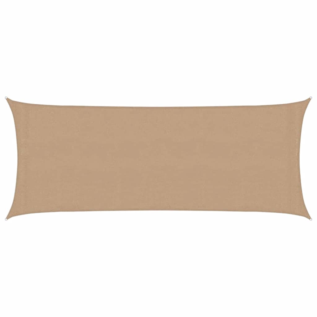 Solseil 160 g/m² gråbrun 2x4,5 m HDPE