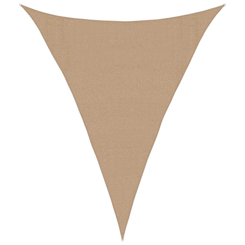 Solseil 160 g/m² gråbrun 3x4x4 m HDPE