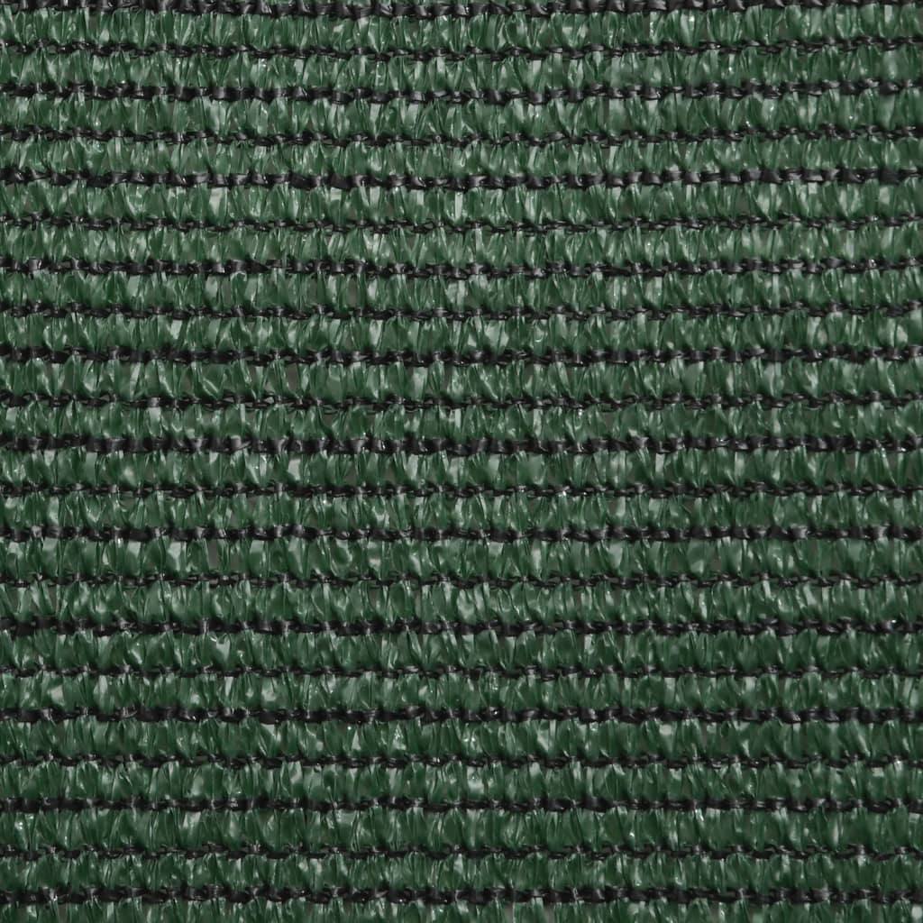 Solseil 160 g/m² mørkegrønn 3,6x3,6 m HDPE