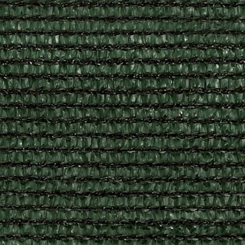 Solseil 160 g/m² mørkegrønn 3x6 m HDPE