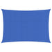 Solseil 160 g/m² blå 2,5x4,5 m HDPE