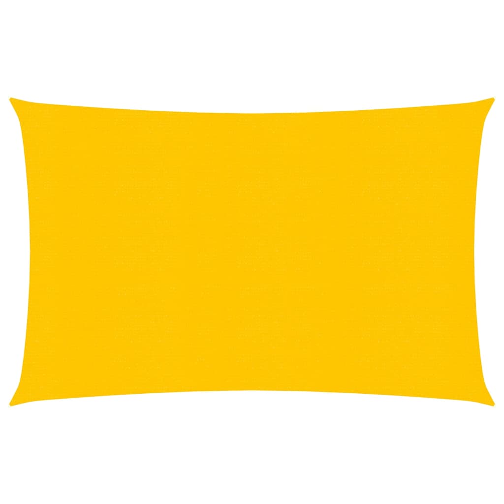 Solseil 160 g/m² gul 3x5 m HDPE