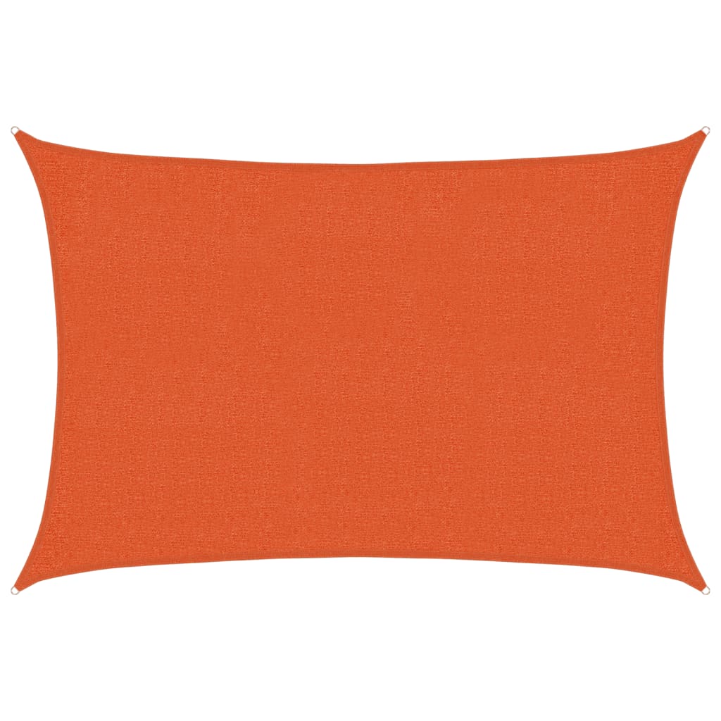 Solseil 160 g/m² oransje 2x2,5 m HDPE