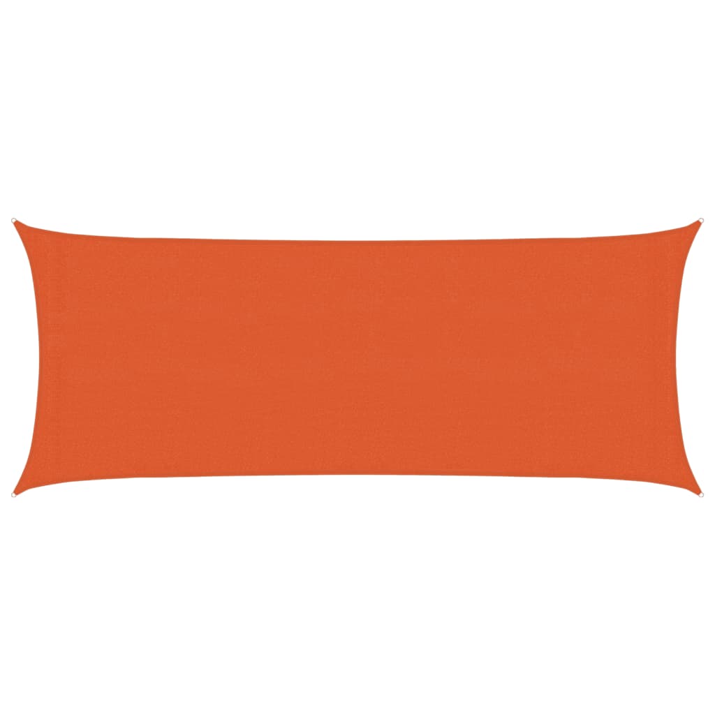 Solseil 160 g/m² oransje 2x5 m HDPE