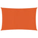 Solseil 160 g/m² oransje 2,5x3,5 m HDPE