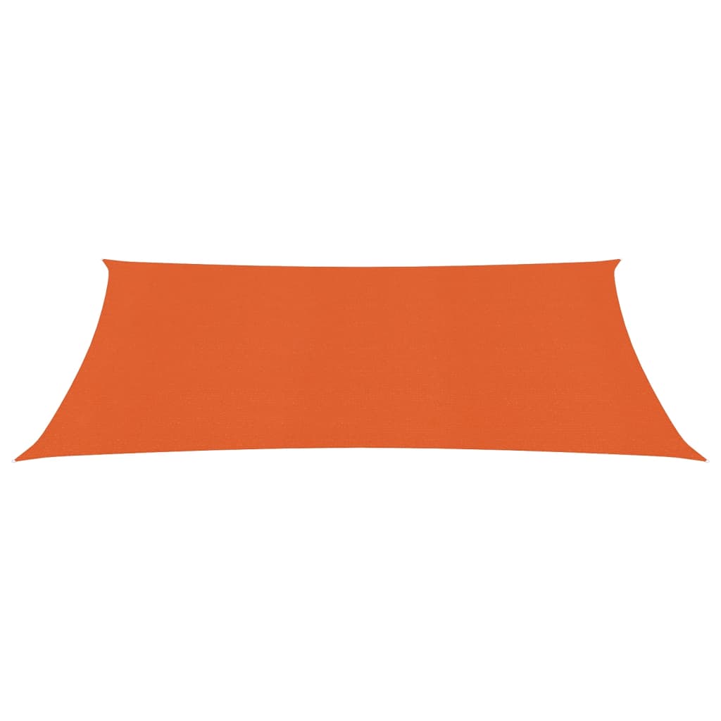 Solseil 160 g/m² oransje 2,5x3,5 m HDPE