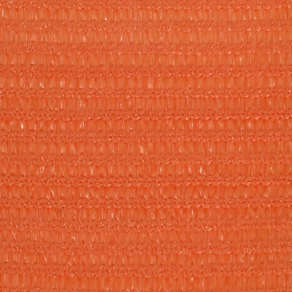 Solseil 160 g/m² oransje 2,5x3,5 m HDPE