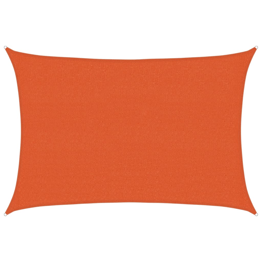Solseil 160 g/m² oransje 2,5x4 m HDPE