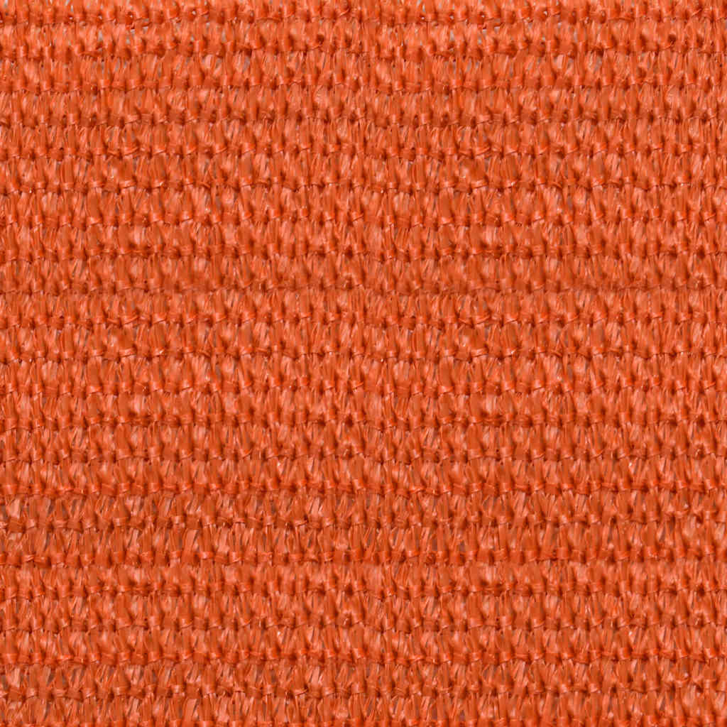 Solseil 160 g/m² rektangulær oransje 4x5 m HDPE