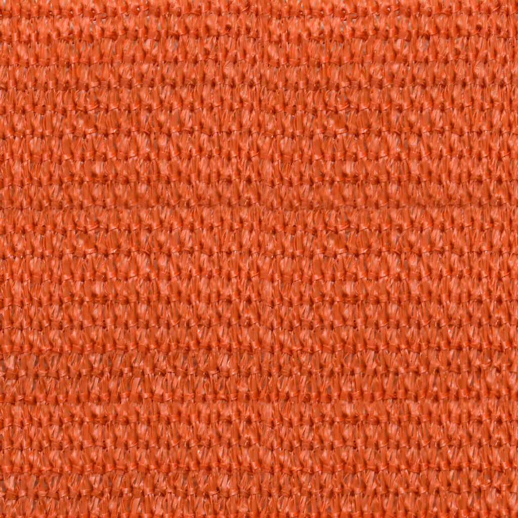Solseil 160 g/m² trekantet oransje 4,5x4,5x4,5 m HDPE