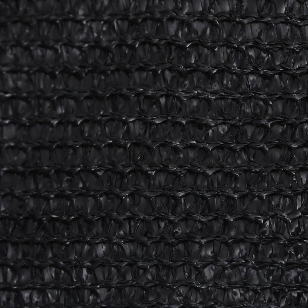 Solseil 160 g/m² svart 2,5x3 m HDPE