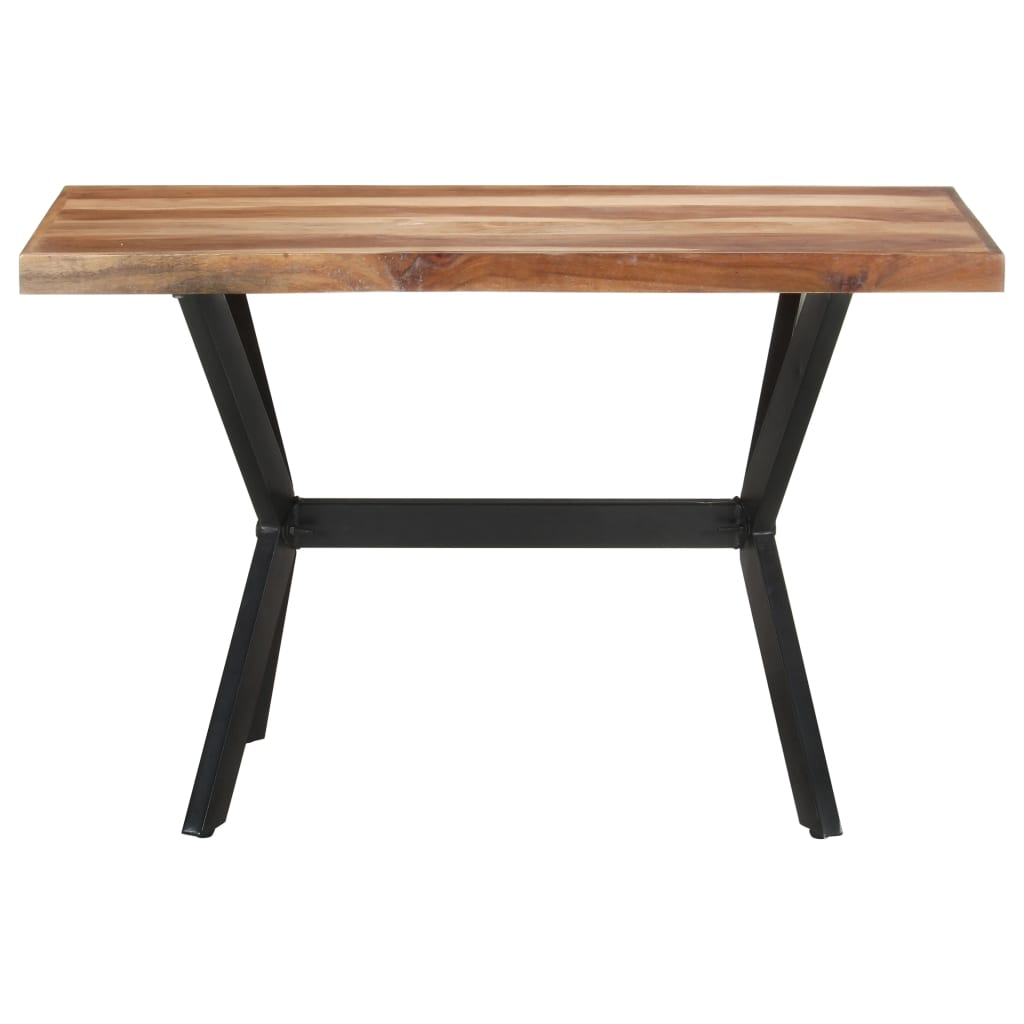 Spisebord 120x60x75 cm heltre med honningfinish