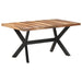 Spisebord 160x80x75 cm heltre med honningfinish