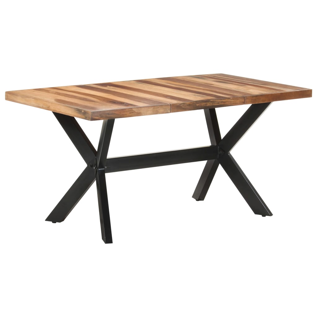 Spisebord 160x80x75 cm heltre med honningfinish