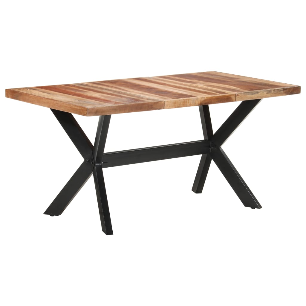 Spisebord 160x80x75 cm heltre med honningfinish